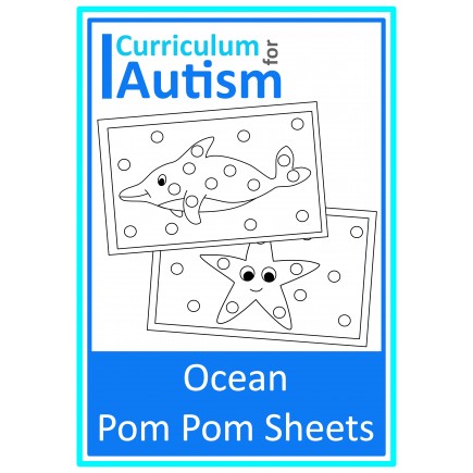 Ocean Pom Pom Pick Up Sheets